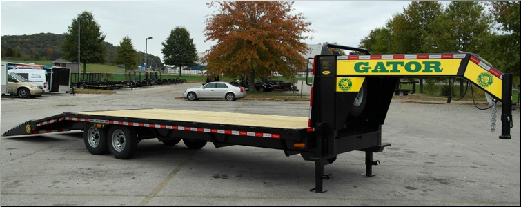 Gooseneck flat bed trailer for sale14k  Harnett County,  North Carolina